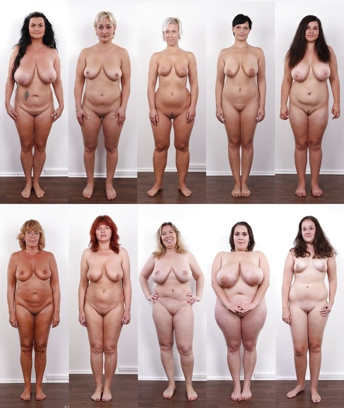 Casting of naked full women
