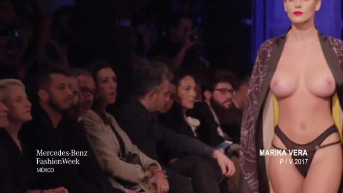 Erotic fashion show