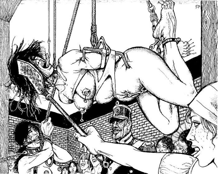 Erotic comics torture