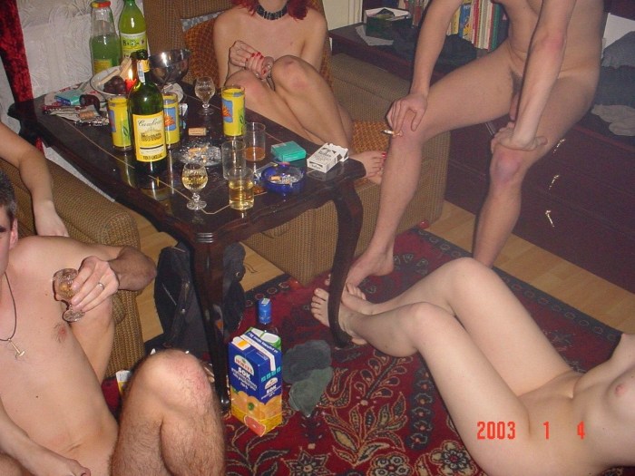 Drinking home debauchery