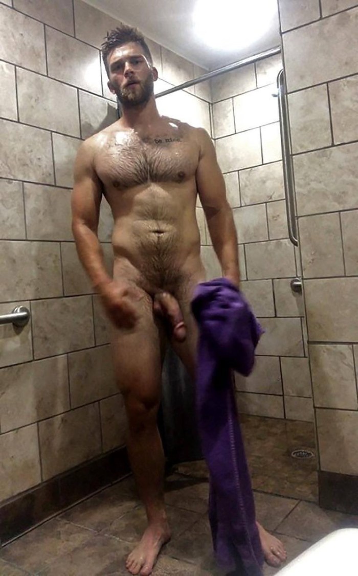 Naked Caucasian guys