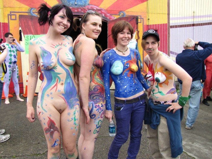 Bodiart festival naked