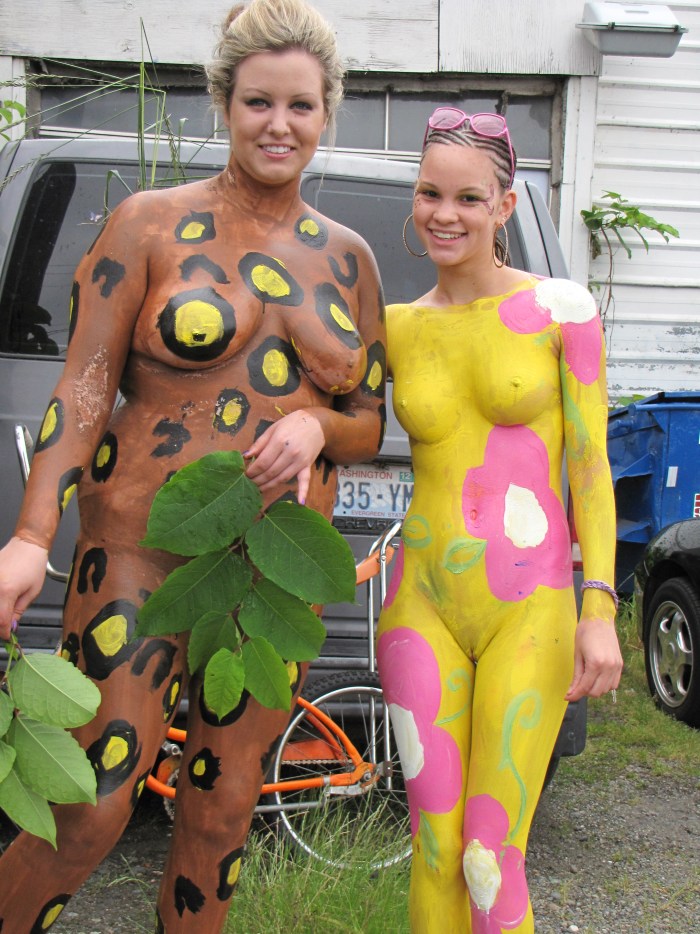 Body art festival naked