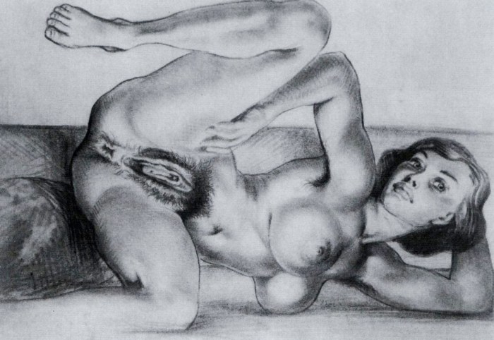 Pornographic sketches