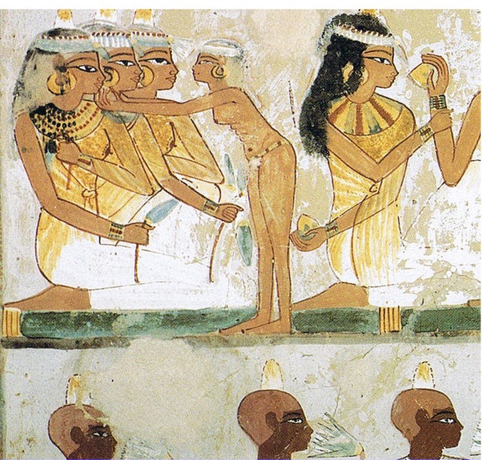 Frescoes of the tomb of Nakhta