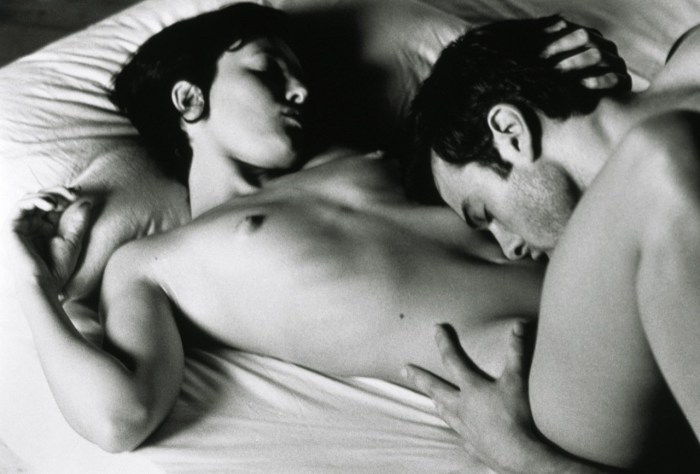 Erotic kisses of the body