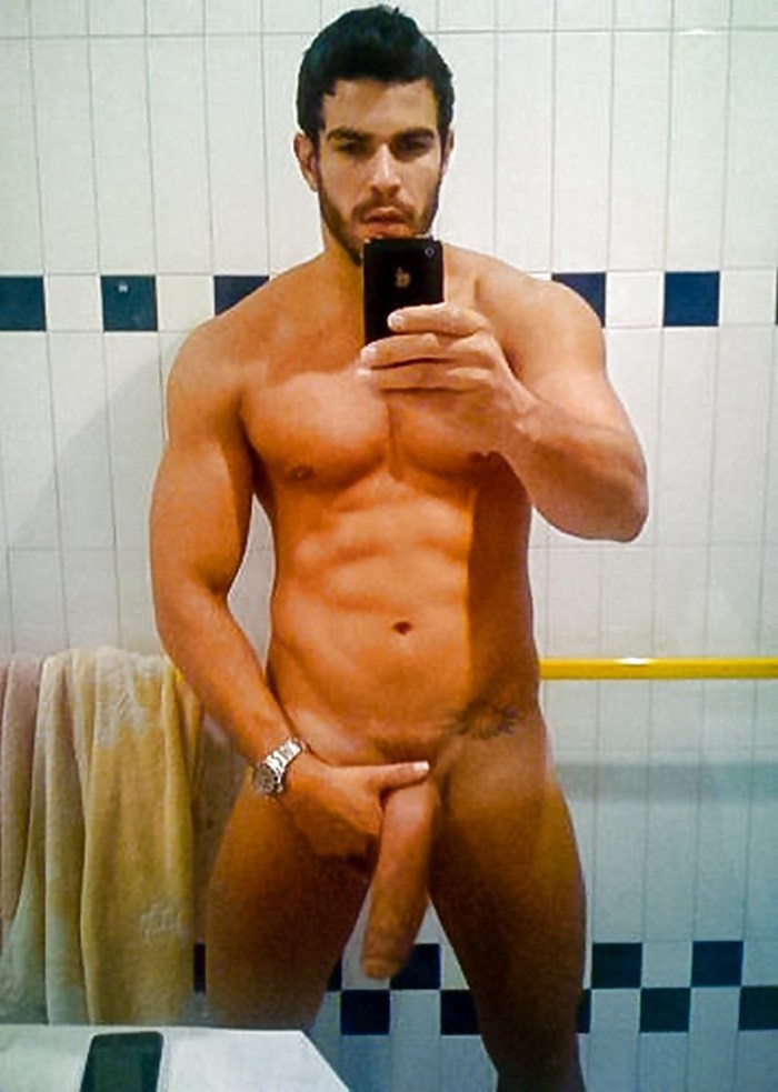 Naked sports guy homemade
