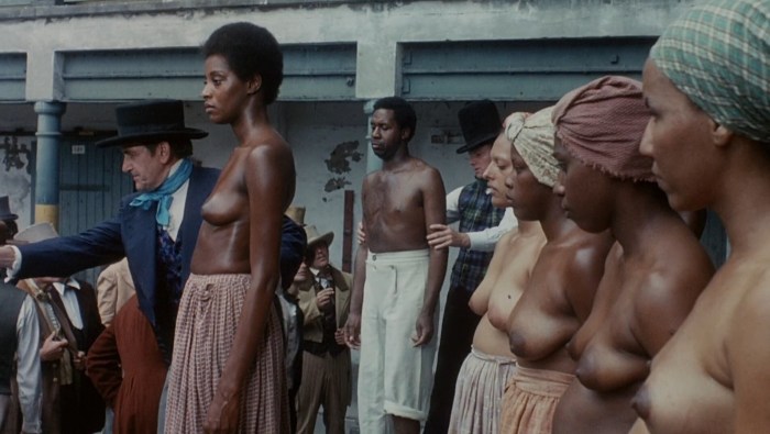 Slave on nude plantations