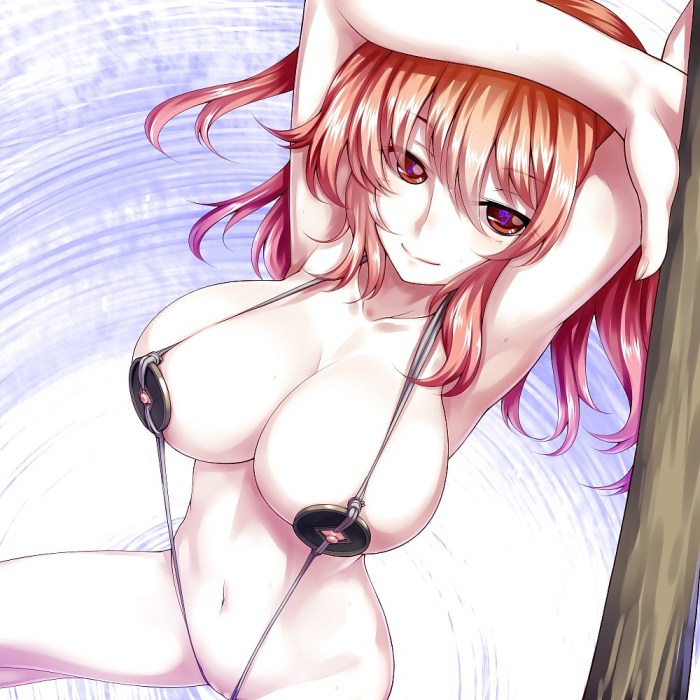 Anime girls in ero swimsuits