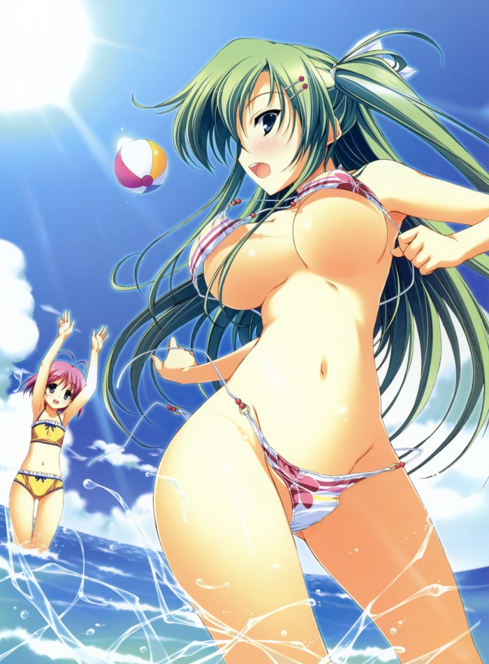 Anime girls in swimsuits