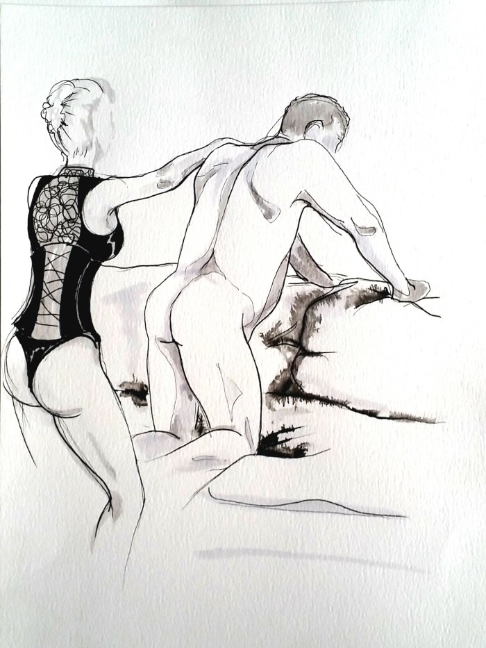 Erotic bi drawings