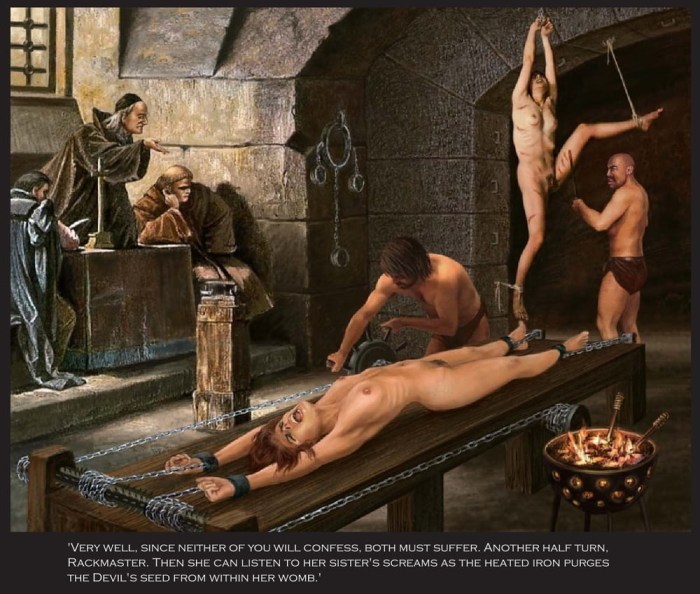Torture of girls inquisition