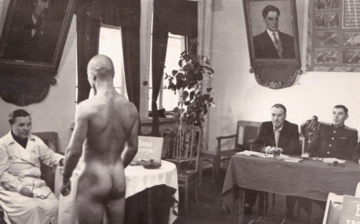 Support commission in the Soviet military registration and enlistment office