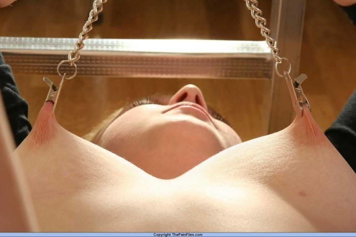 BDSM delaying the nipples