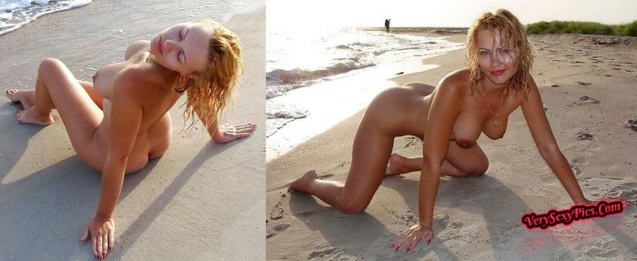 Naked Russians on the beach private