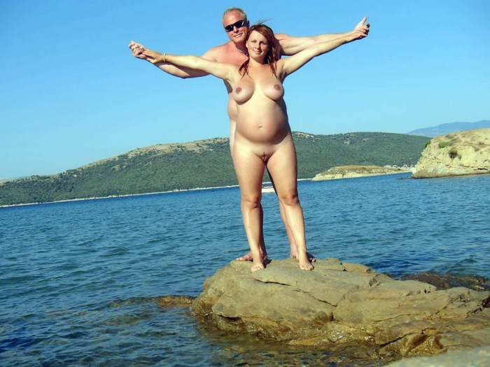 Women rest naked