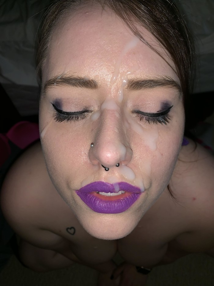 Silicone lips Cumshot Selfie