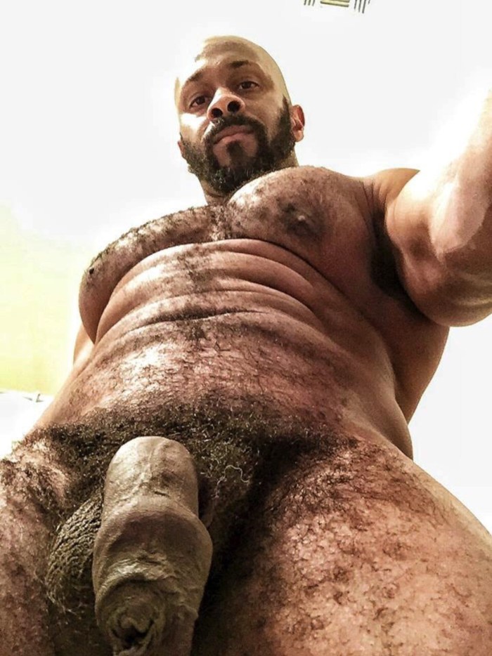Hairy men with huge members