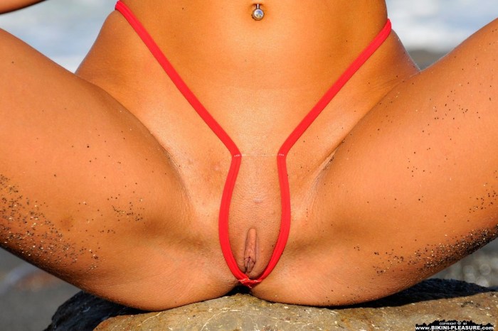 Open vagina swimsuit