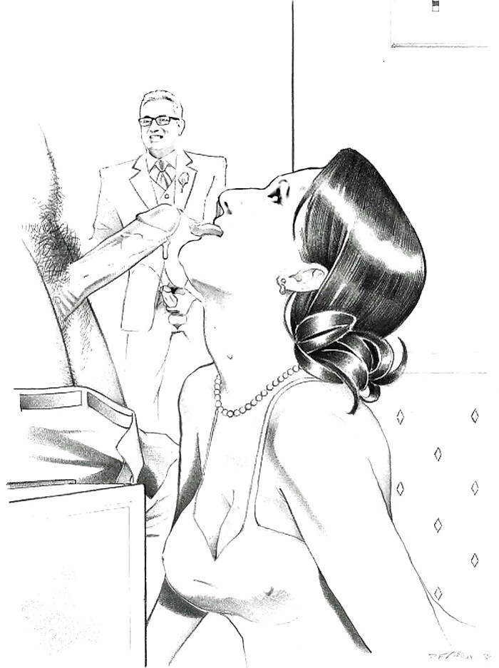 Erotic drawings of wives