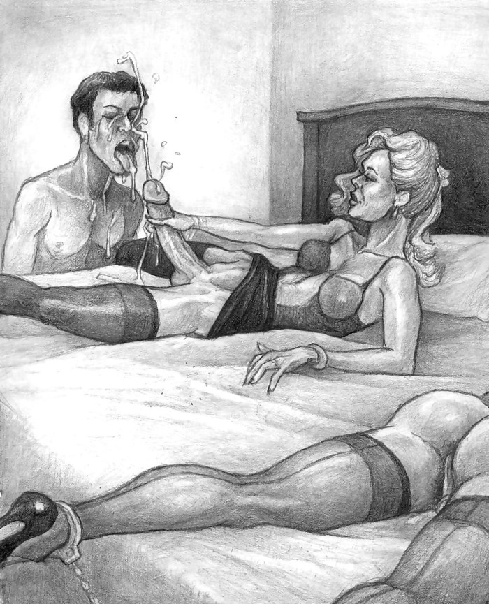 Pornographic comics with a pencil