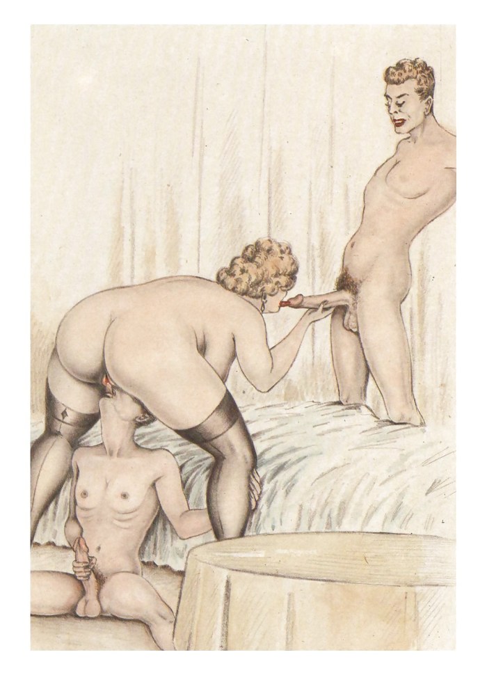 Pornographic drawings