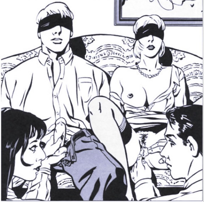 Erotic comics about swingers