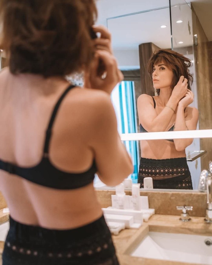 Irina Muromtseva in underwear