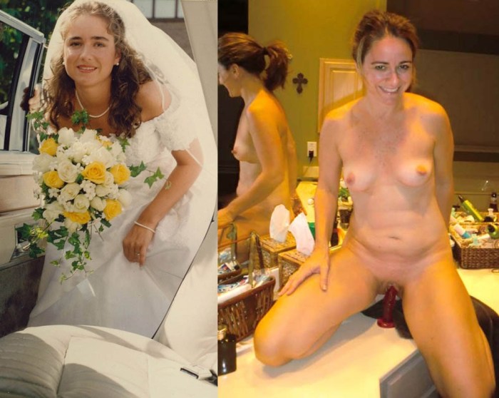 Brides dressed and stripped Sex