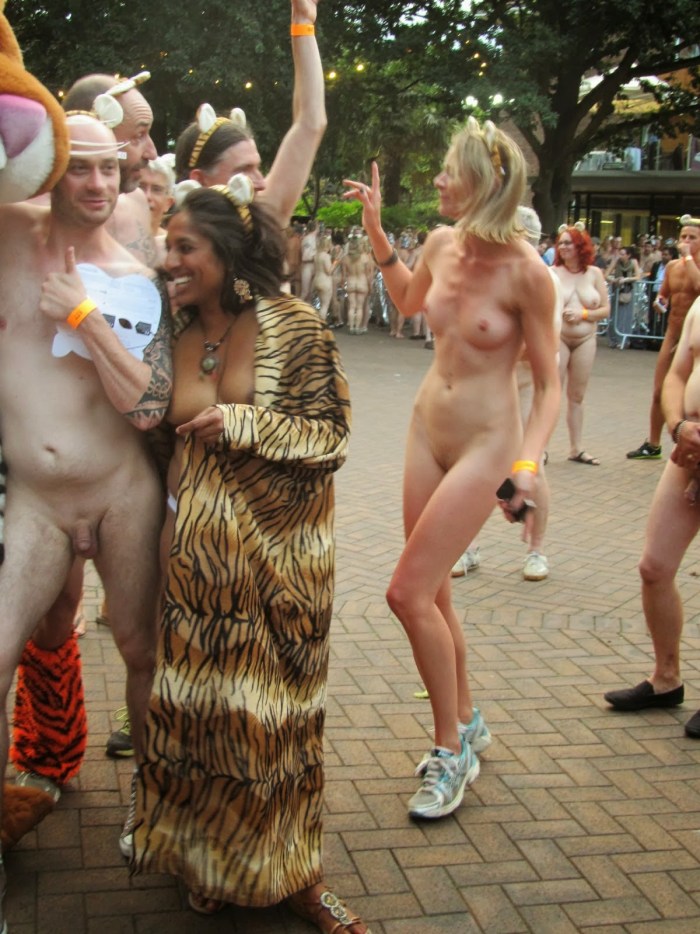 Nudist parade