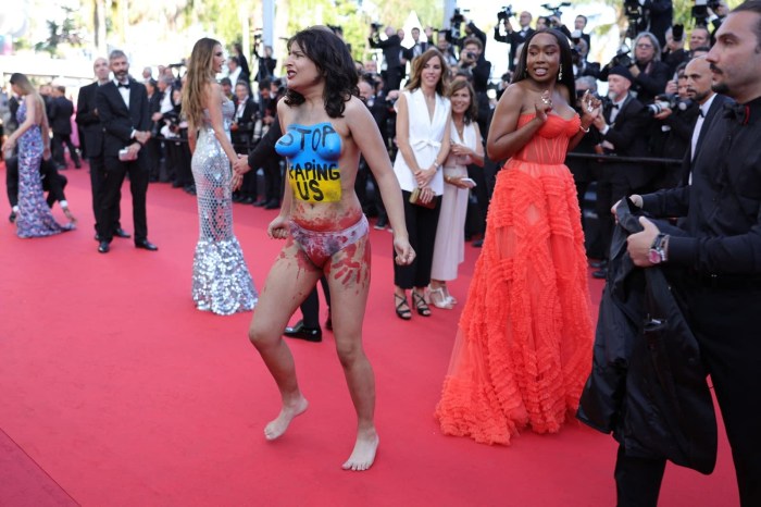 Naked at the Cannes Festival