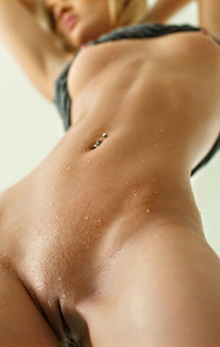 Beautiful blonde with a pubis