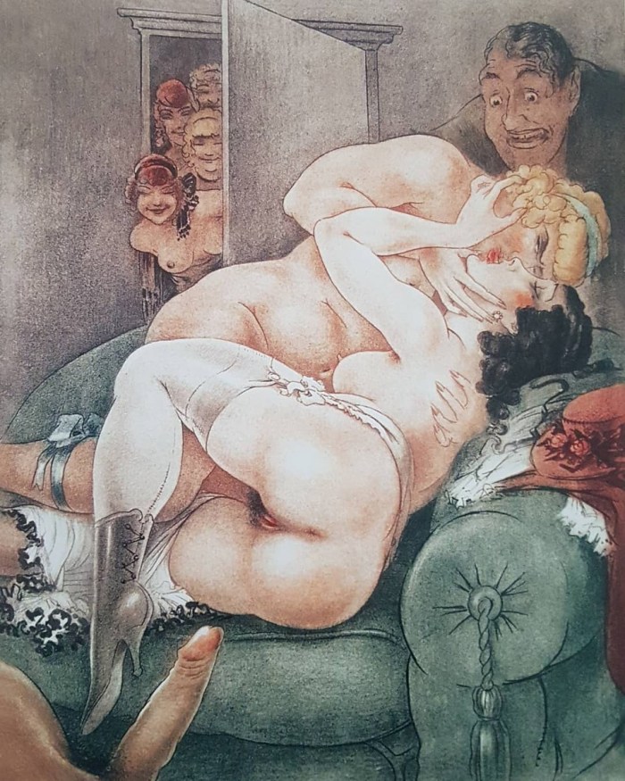 Erotic drawings Jean-Claude Morisot