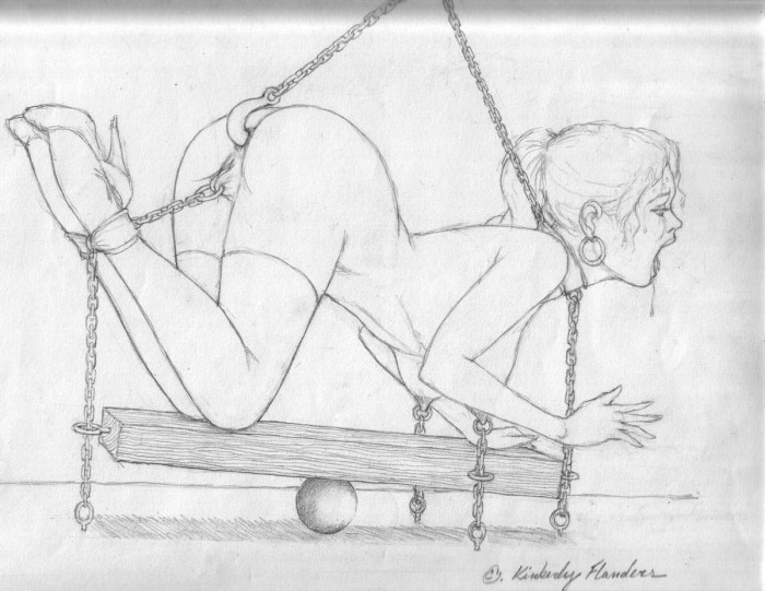 Drawn girls BDSM