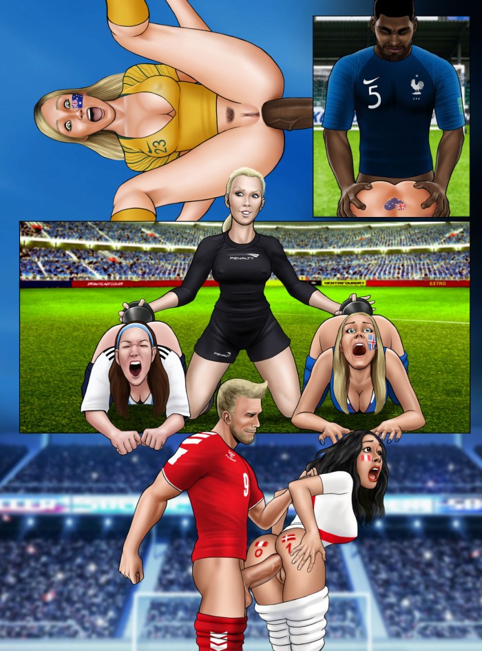 Erotic football game