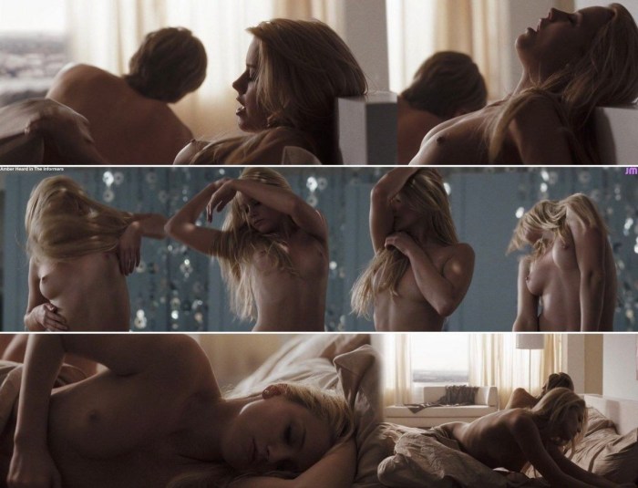 Amber Hard Naked in the film