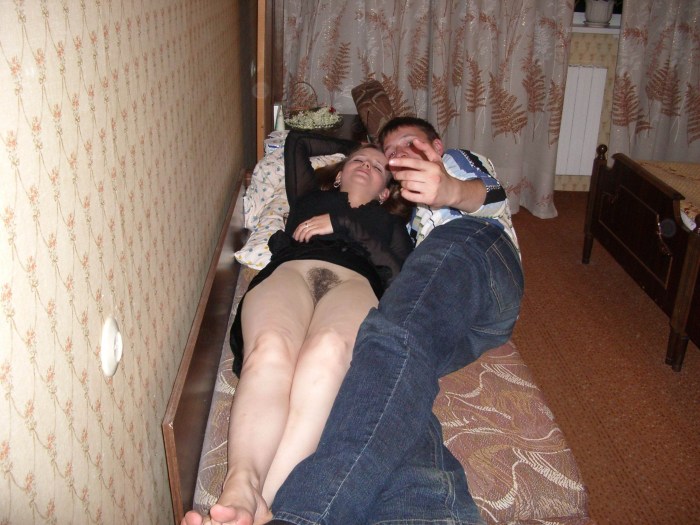 Dresses a drunken wife private