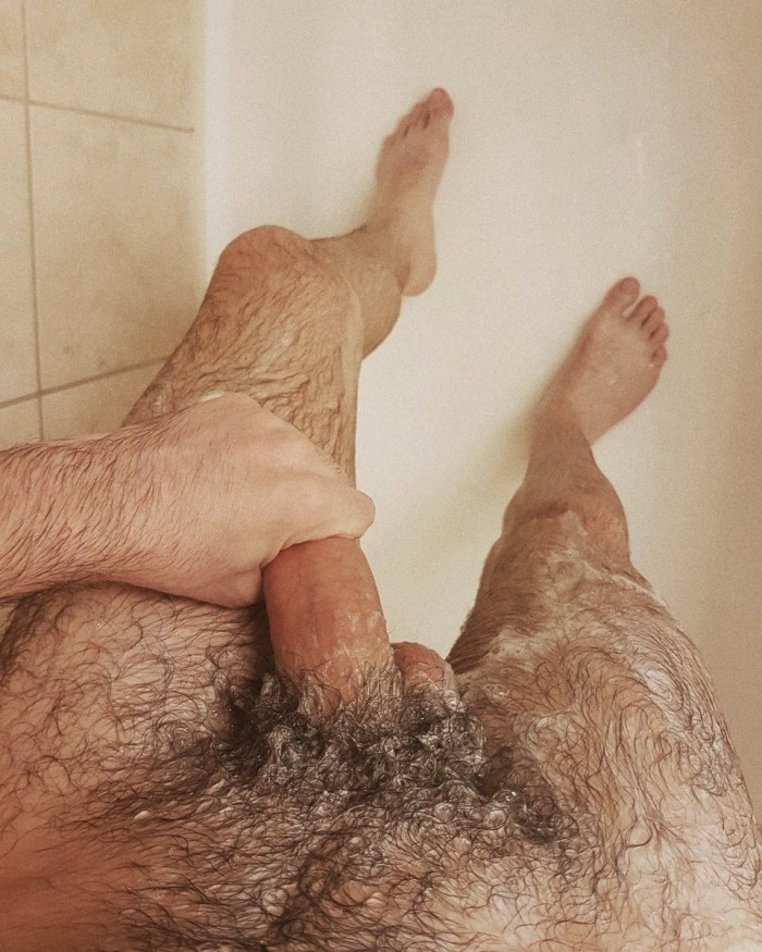 Naked guys with hairy legs