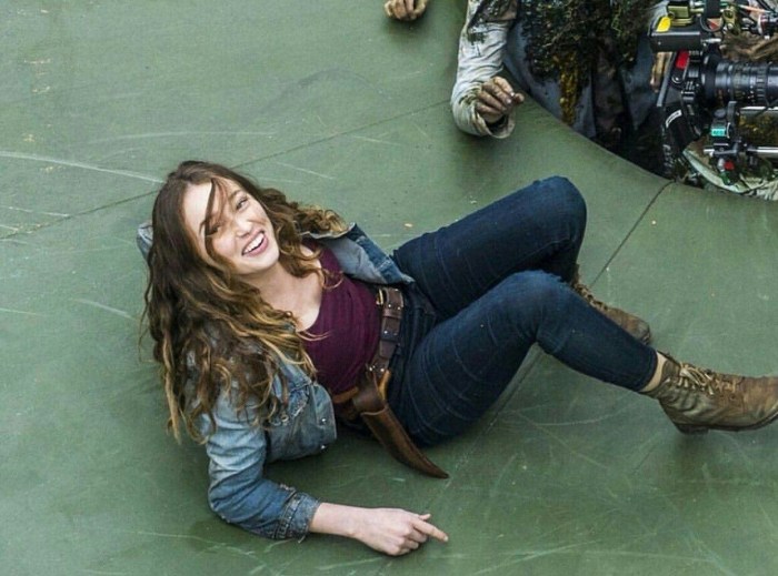 Eliza Taylor and Alicia Debem