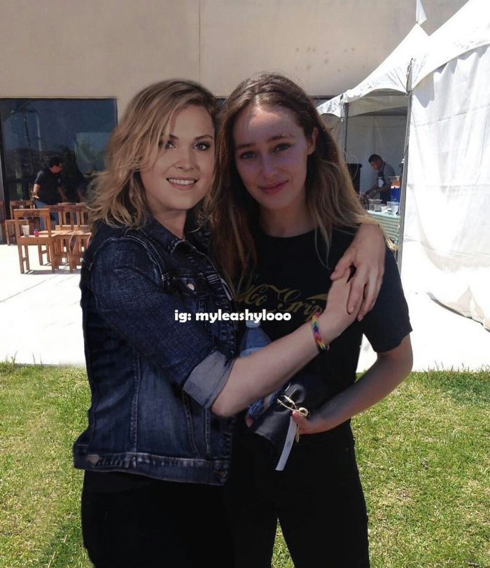 Alicia Debem-Cerry and Eliza Taylor