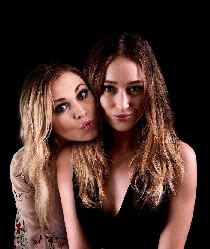Alicia Debem-Cerry and Eliza Taylor