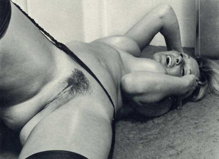 Beautiful female pubis retro