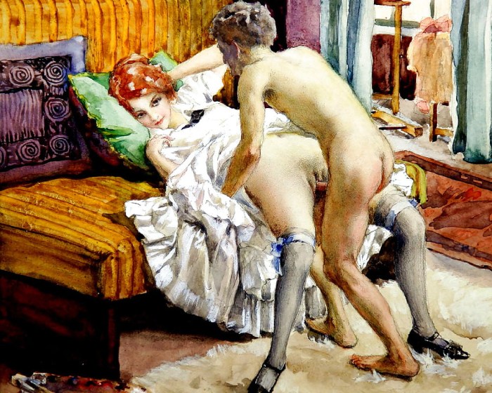 Modern pornographic painting