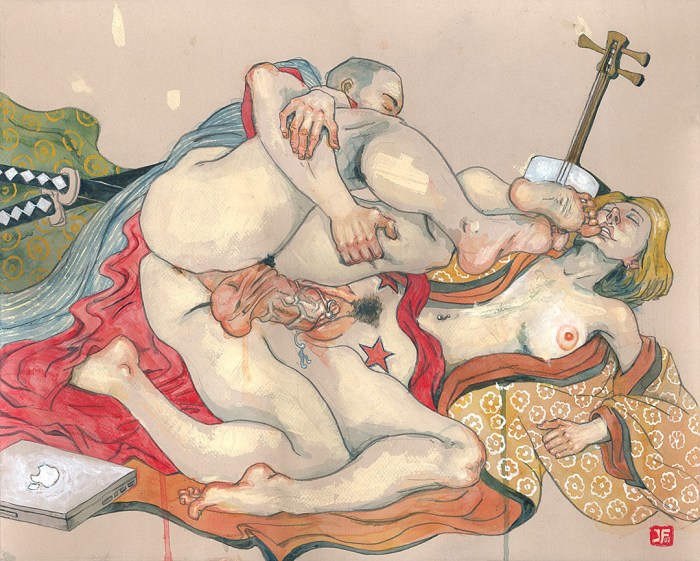 Pornographic painting