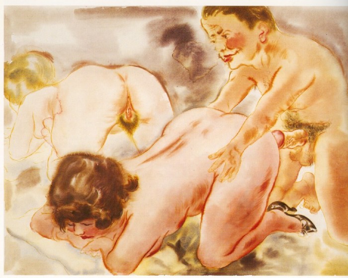 Genitals in painting