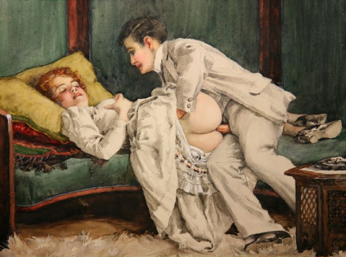 Pornographic painting