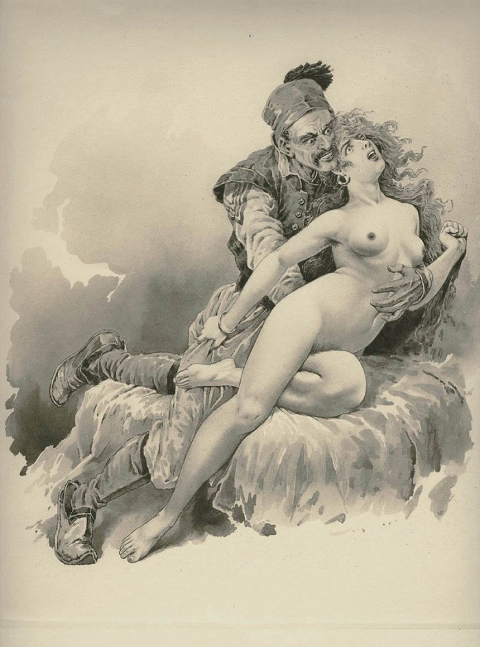 Gottfried Ziben "Balkan atrocities" (1909)