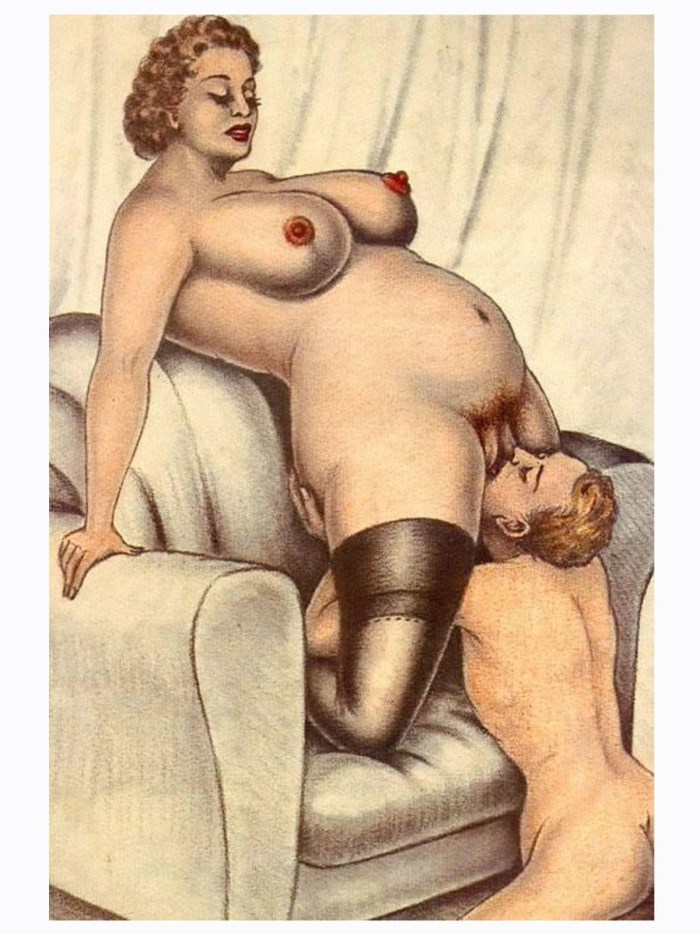 Retro bbw cunnilingus