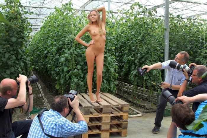 Katya Clover in public places