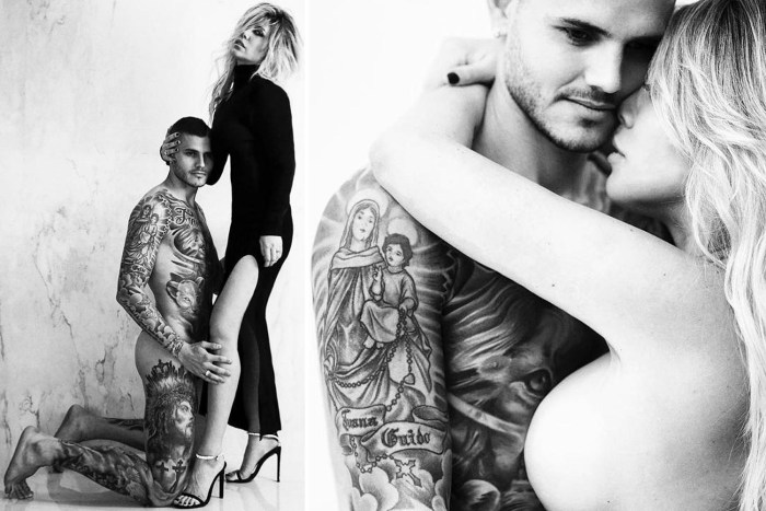 Mauro and Wanda Icardi Naked
